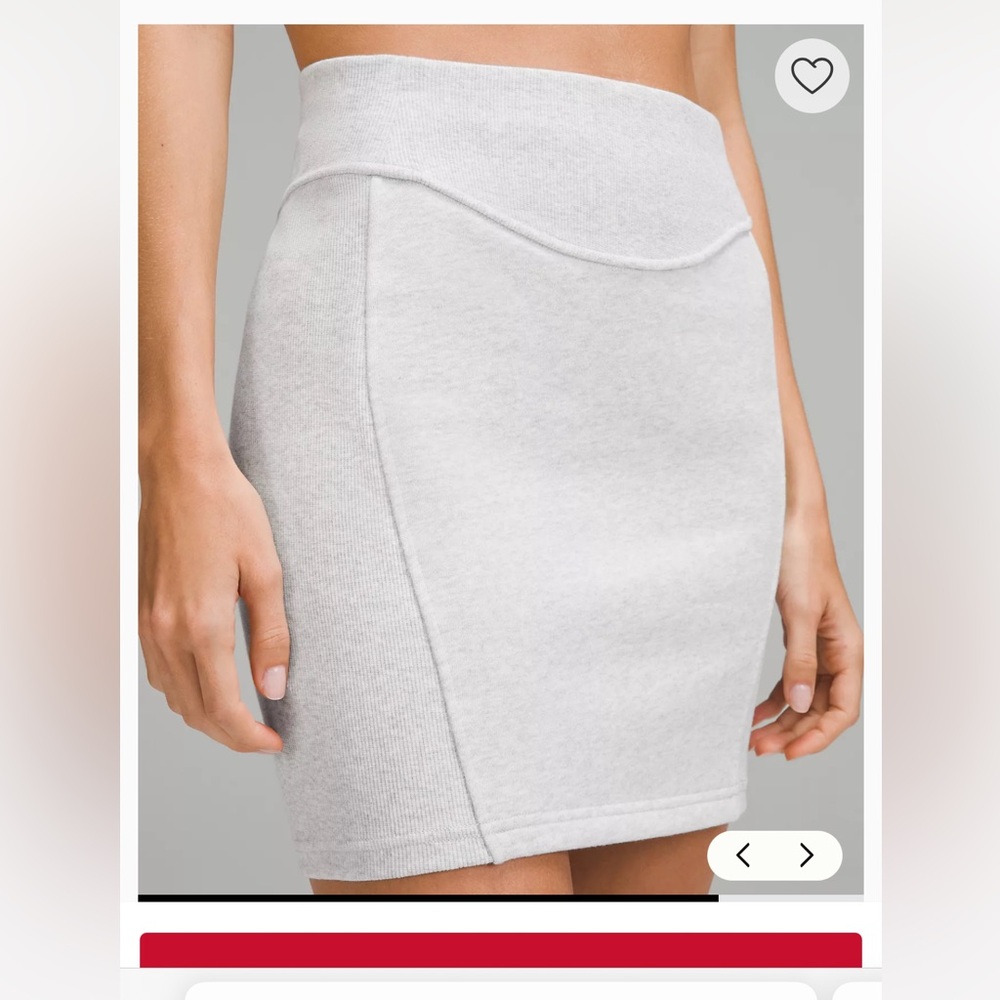 Lululemon Scuba High-Rise Mini Skirt